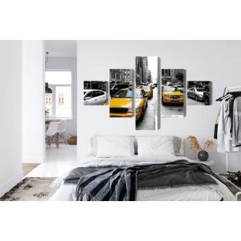 Mehrteiliges Bild Taxis In New York