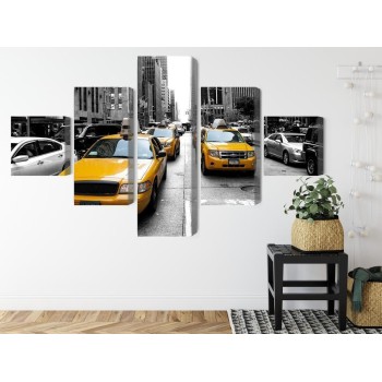 Mehrteiliges Bild Taxis In New York