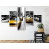 Mehrteiliges Bild Taxis In New York