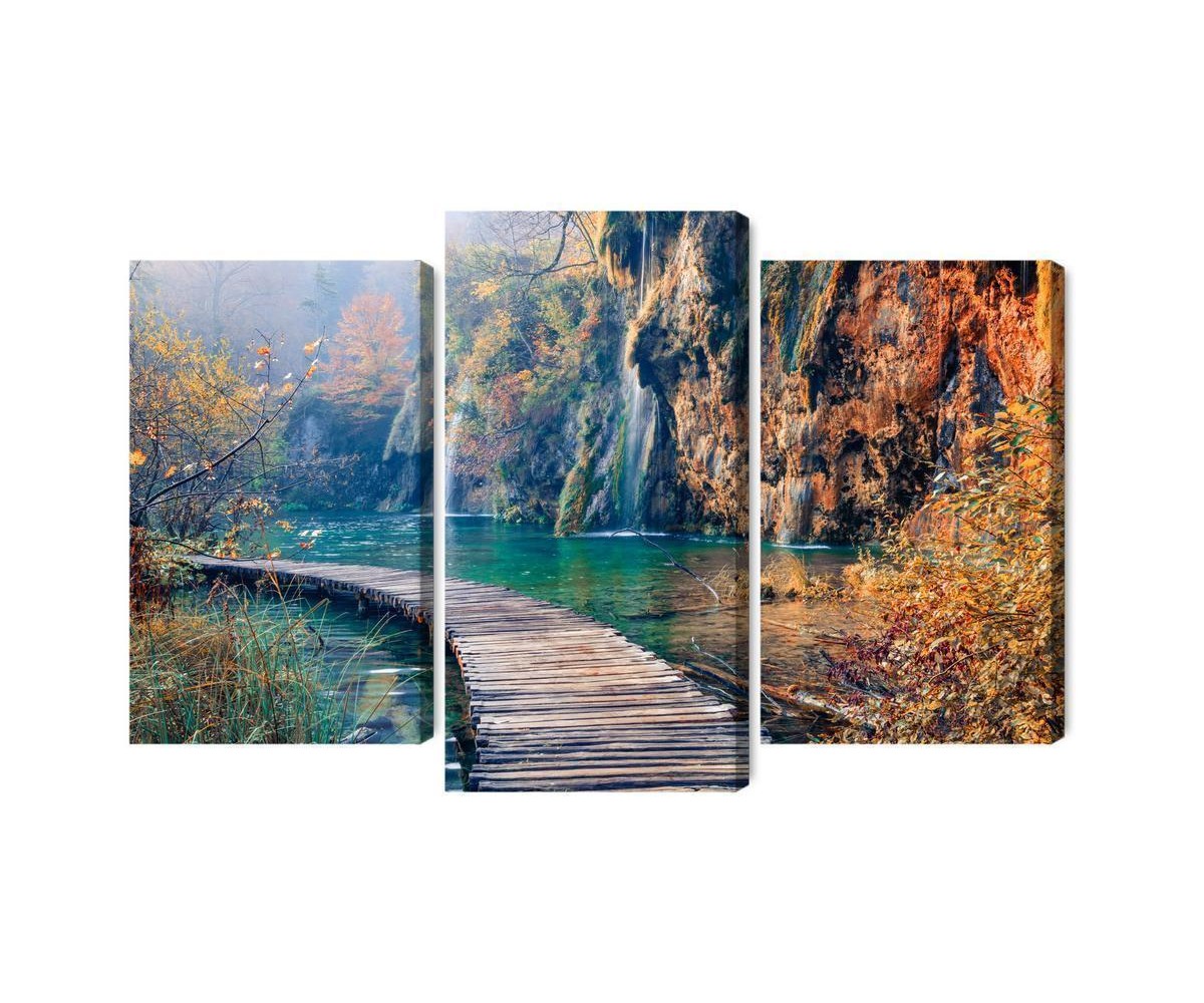 Mehrteiliges Bild Nationalpark Plitvicer Seen
