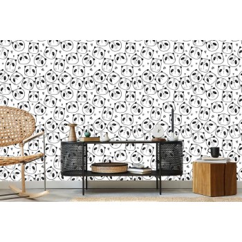 Tapete Pandas Mit Herzen