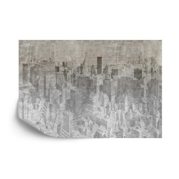 Fototapete New York City-Grunge I Mono