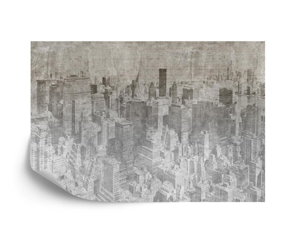 Fototapete New York City-Grunge I Mono