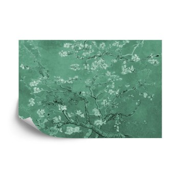 Fototapete Van-Gogh-Blüten Im Grün