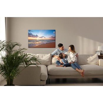 Leinwandbild Sonnenaufgang Meer Und Strand