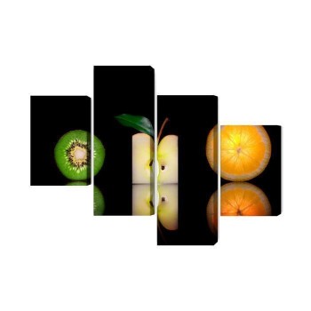 Mehrteiliges Bild Fruchthälften