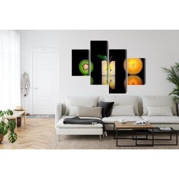 Mehrteiliges Bild Fruchthälften