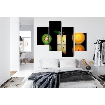 Mehrteiliges Bild Fruchthälften