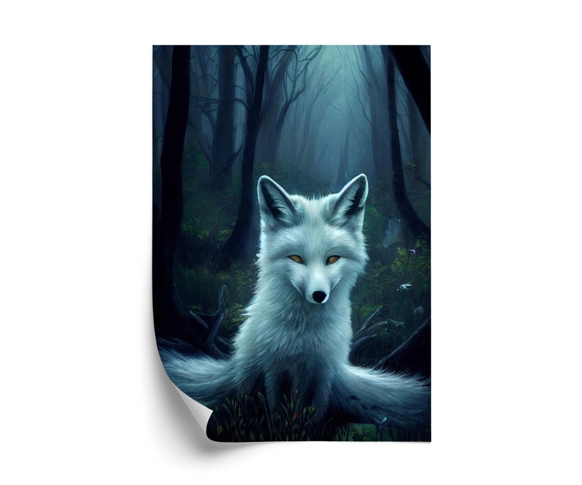 Poster White Wolf