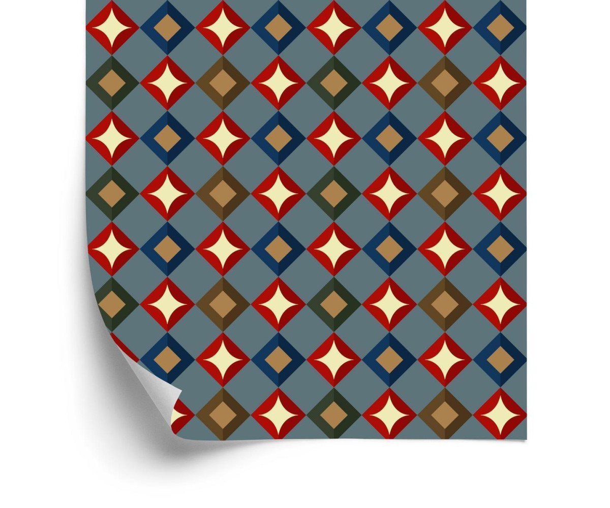 Tapete Bunte Quadrate