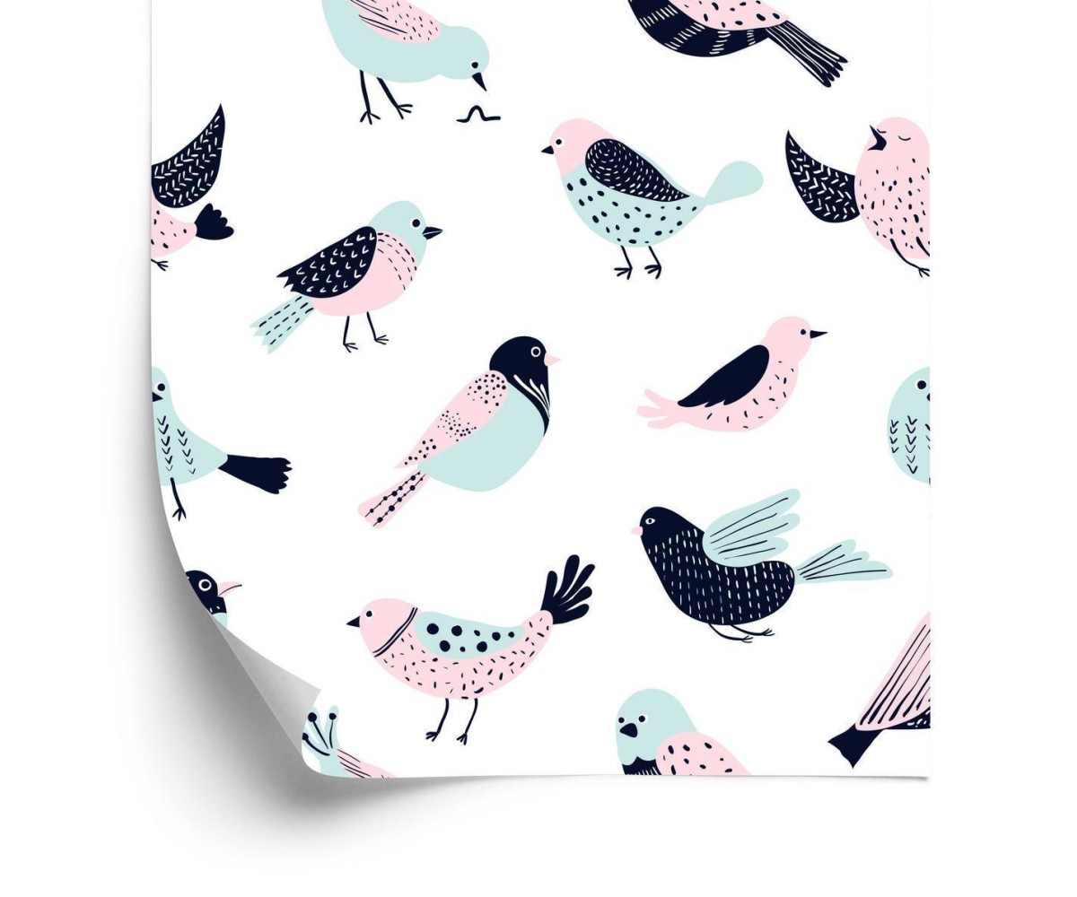 Tapete Die Vögel