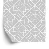 Tapete Geometrische Abstraktion In Grautönen