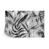 Fototapete Tropicalia Schwarz  Weiß
