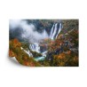 Fototapete Herbst Wasserfall
