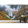 Fototapete Herbst Wasserfall