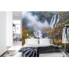Fototapete Herbst Wasserfall