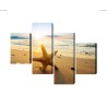 Mehrteiliges Bild Seestern Am Strand 3D