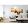 Mehrteiliges Bild Seestern Am Strand 3D
