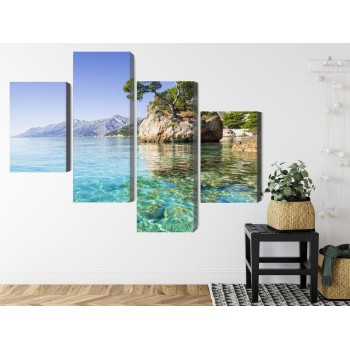 Mehrteiliges Bild Riviera Von Makarska In Kroatien