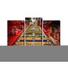 Mehrteiliges Bild Selaron-Treppe Im Historischen Zentrum Von Rio De Janeiro