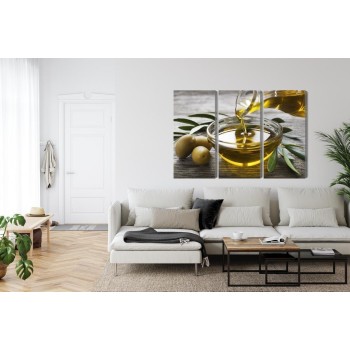 Mehrteiliges Bild Olivenöl