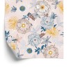 Tapete Zarte Farbige Blumen