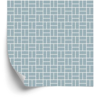 Tapete Geometrisches Muster Im Retro-Stil