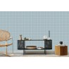 Tapete Geometrisches Muster Im Retro-Stil