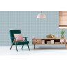 Tapete Geometrisches Muster Im Retro-Stil