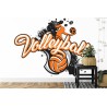 Fototapete Volleyballball Mit Der Aufschrift