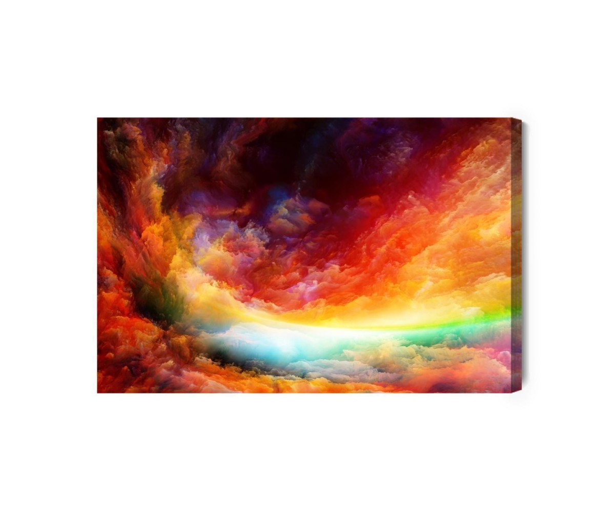Leinwandbild Die Abstrakten Farben Des Himmels