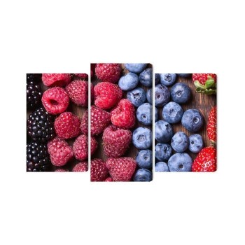 Mehrteiliges Bild Frisches Süßes Obst