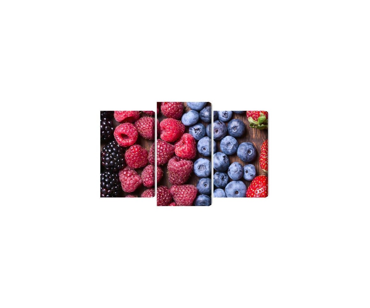 Mehrteiliges Bild Frisches Süßes Obst