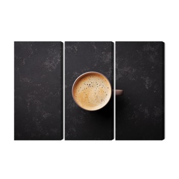Mehrteiliges Bild Eine Tasse Frischen Kaffee