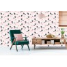 Tapete Schafe Mit Blumen