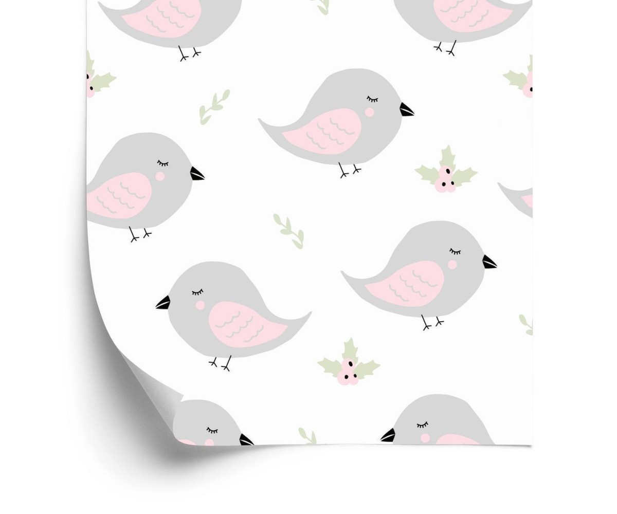 Tapete Vögel Und Pflanzen