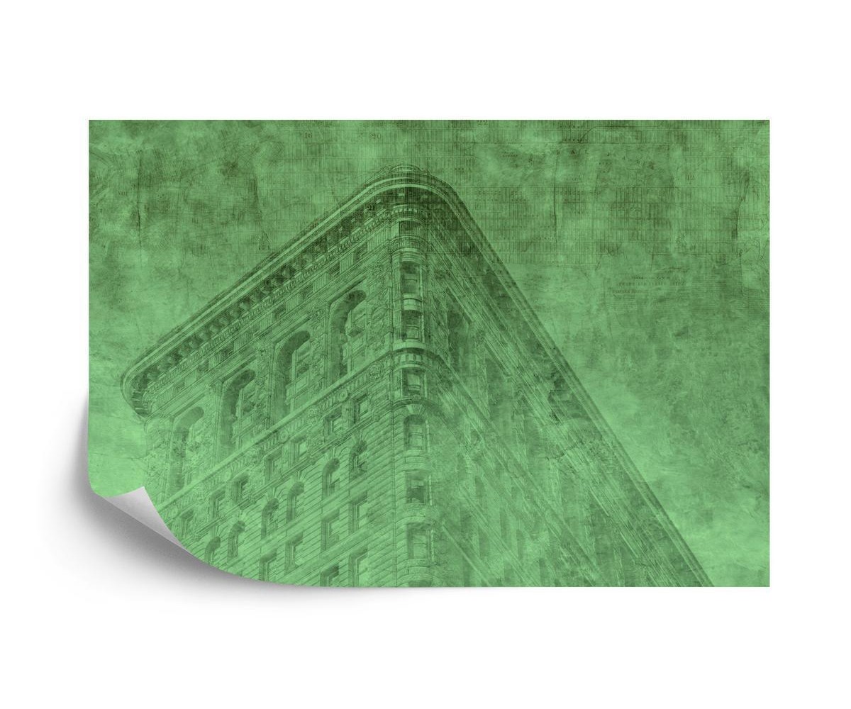 Fototapete New York City Grunge Ii Grün