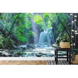Fototapete Wasserfall Im Wald