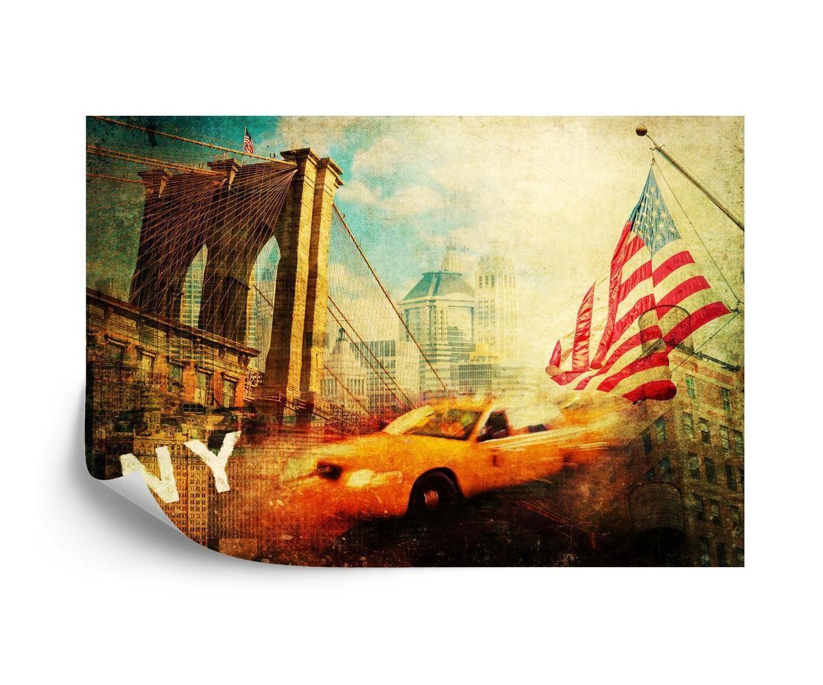 Fototapete New York City Taxi