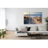 Mehrteiliges Bild Nordseestrand 3D