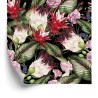 Tapete Mehrfarbige Blumen