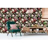 Tapete Mehrfarbige Blumen