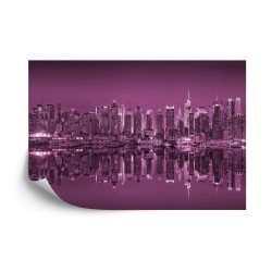 Fototapete New Yorker Reflexionen In Pink