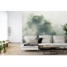 Fototapete Tropical Forest In Japan  Nature Jungle With Green Tree And Fog  Concept Of Zin Therapy Comfortable Freedom R