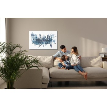 Leinwandbild Abstrakte Moderne Kunst