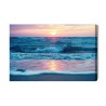 Leinwandbild Sonnenaufgang Am Meer