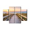 Mehrteiliges Bild Nordseemole 3D