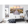 Mehrteiliges Bild Nordseemole 3D