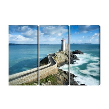 Mehrteiliges Bild Leuchtturm Petit Minou In Frankreich