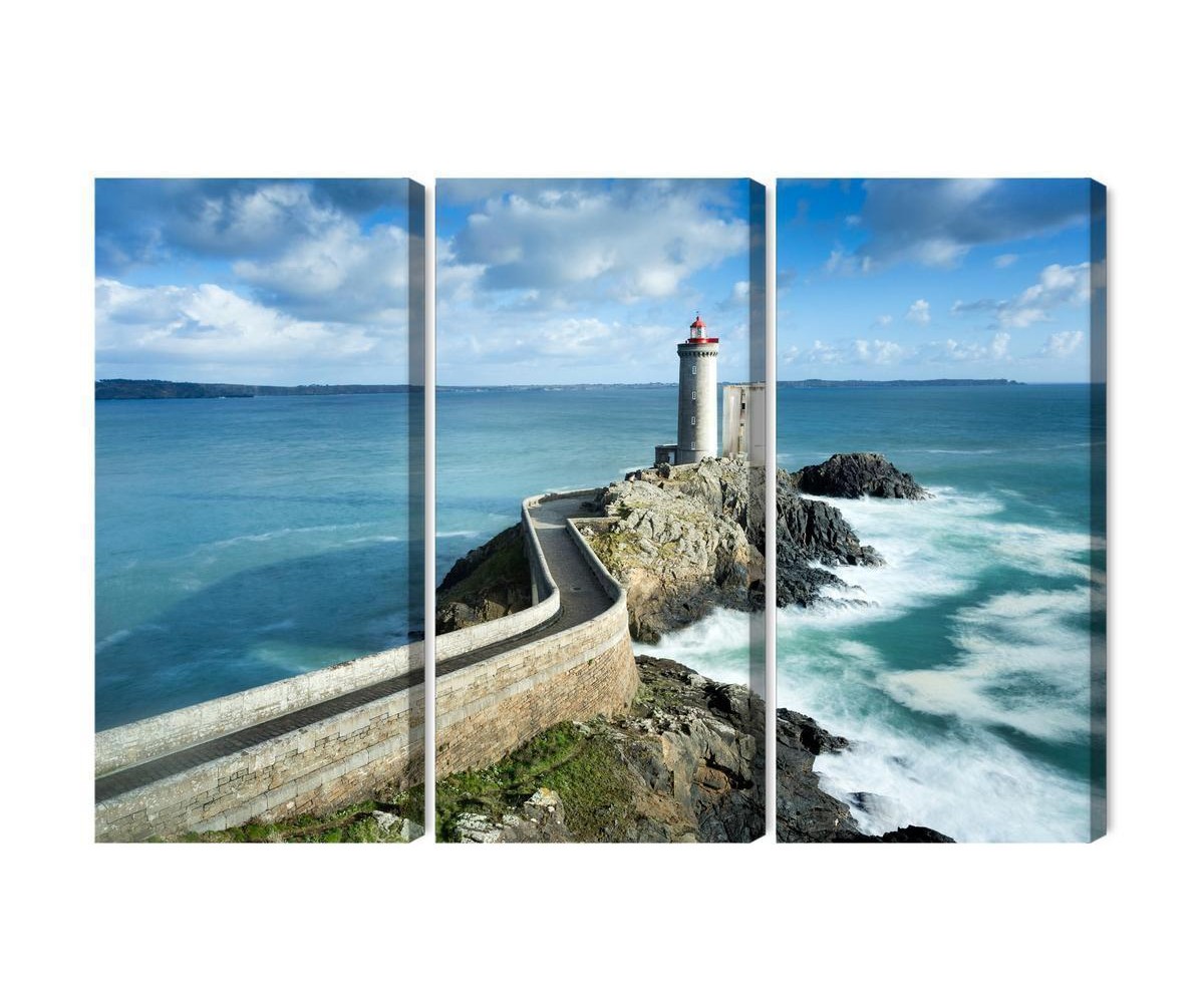 Mehrteiliges Bild Leuchtturm Petit Minou In Frankreich